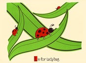 Image of L is for Ladybug Alphabet Print