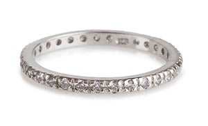 Image of Kara Ackerman <i> Talulah  <i/> Eternity Stacking Ring in White