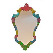 Image of Heidi Awford: Rocco V Decoupaged Mirror