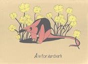 Image of A is for Aardvark Alphabet Print