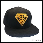 Image of D.CREW Fitted - Black & Yellow