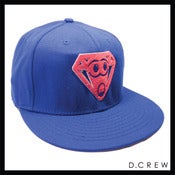 Image of D.CREW Fitted - Royal & Pink