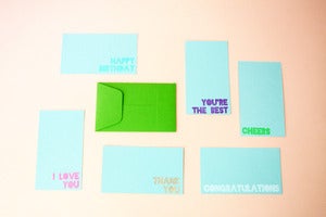 Image of Gift card set of five