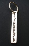 Image of Custom Bronze 'Friendship' Tag