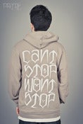 Image of Cant Stop Wont Stop - Tan Unisex Zip Up 