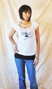 Image of Women's White Tee w/ Black Logo