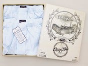 Image of Seafoam Lurex Stripe Boxers (2 Pack)