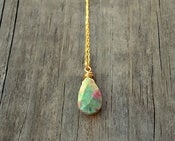 Image of Ruby in Fuchsite Necklace