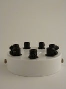 Image of ceiling rose | multiple outlet | white
