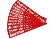 Image of Stuck-Up Piece of Crap sticker pack (10 stickers)