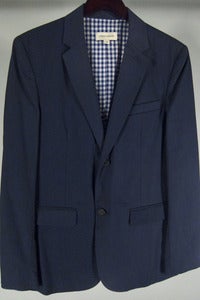 Cotton Oxford Blazer Navy by Loden Dager