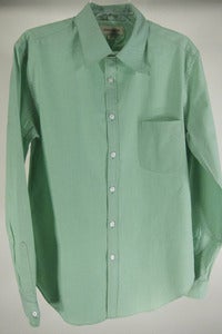Cotton Chambray Shirt Green by Loden Dager