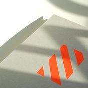 Image of Grand cahier neon orange