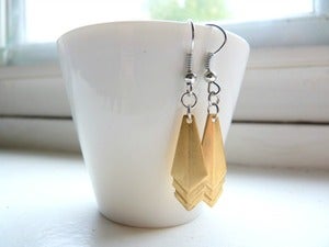 Image of Boucles d'oreille chevron