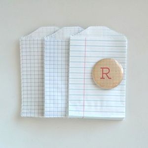 Image of Petits sachets à carreaux ou lignés, 2 tailles