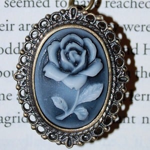 Image of Rose Locket Watch Necklace