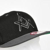 Image of New black with graphite visor Snap-Back