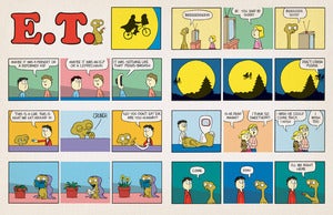 Image of E.T./Garfield Mash-up Print