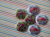 Image of Pins: 1-inch Cupcake Hero and Villain Pins