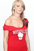Image of Lady Red Scoop Neck