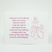 Image of Flower Girl Thank You Card