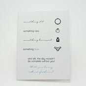 Image of "All The Right Elements" Will You Be My Bridesmaid Cards