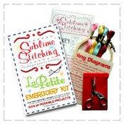 Image of La Petite Embroidery Kit by Sublime Stitching - 3 awesome designs