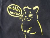 Image of Nibbles Music Black T-Shirt - BONDS Size: 18/L
