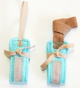 Image of aqua organic pointelle cotton AOC05