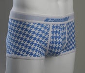 Image of Blue Houndstooth - Low Rise Trunk