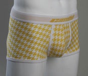 Image of Yellow Houndstooth - Low Rise Trunk