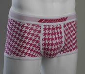 Image of Pink Houndstooth - Low Rise Trunk