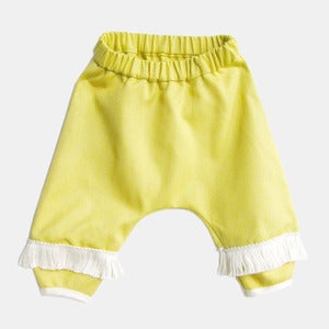 Image of Monkey Pants with Fringe - Sunny