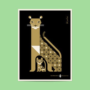 Image of California Gold No.4 - Mountain Lion