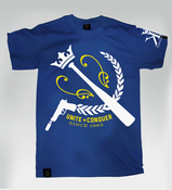 Image of Sickle & Bat - Royal Blue