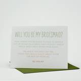 Image of "The Guilt Trip" Will You Be My Bridesmaid Card