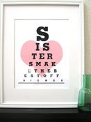 Image of Gift for a Sister (Sisters makes the Best of Friends sign) Sister quote