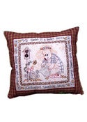 Image of Gardening Bear Pillow DL pattern