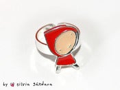 Image of anillo plata caperucita