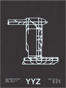 Image of YYZ: Toronto Pearson International Airport Screenprint