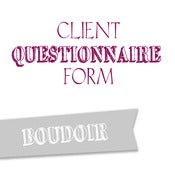 Image of Boudoir Questionnaire Form