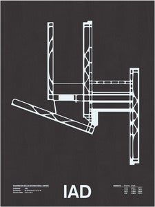 Image of IAD: Washington Dulles International Screenprint