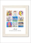 Image of Children's Artwork Display—large poster w/ 9 works of art