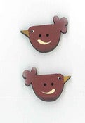Image of Two Red Birds Button Pack