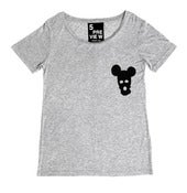 Image of SS2012: Large sheer T-shirt with "MICHELE" print.