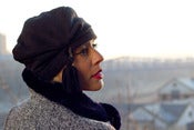 Image of Square Slouch Beret in Black