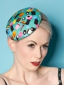 Image of Dolly Mixture Smartie Beret in Turquoise 