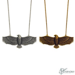 Image of Eagle Necklace Silver/Gold