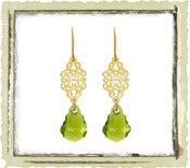Jewelry: "Green Swarovski"