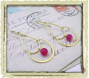 Jewelry: "Sara" in Fuchsia